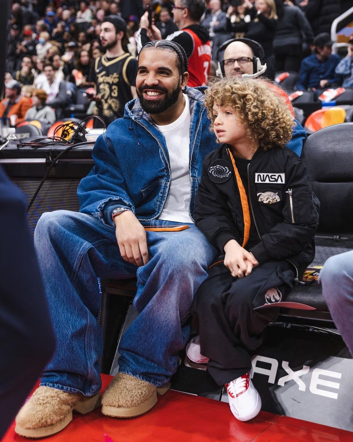 likhoa drake s son adonis shows off his french as rapper honors rarely seen baby mama sophie brussaux on mother s day 652e418da374d Drake's Son Adonis Shows Off His French, As Rapper Honors Rarely Seen Baby Mama Sophie Brussaux On Mother's Day