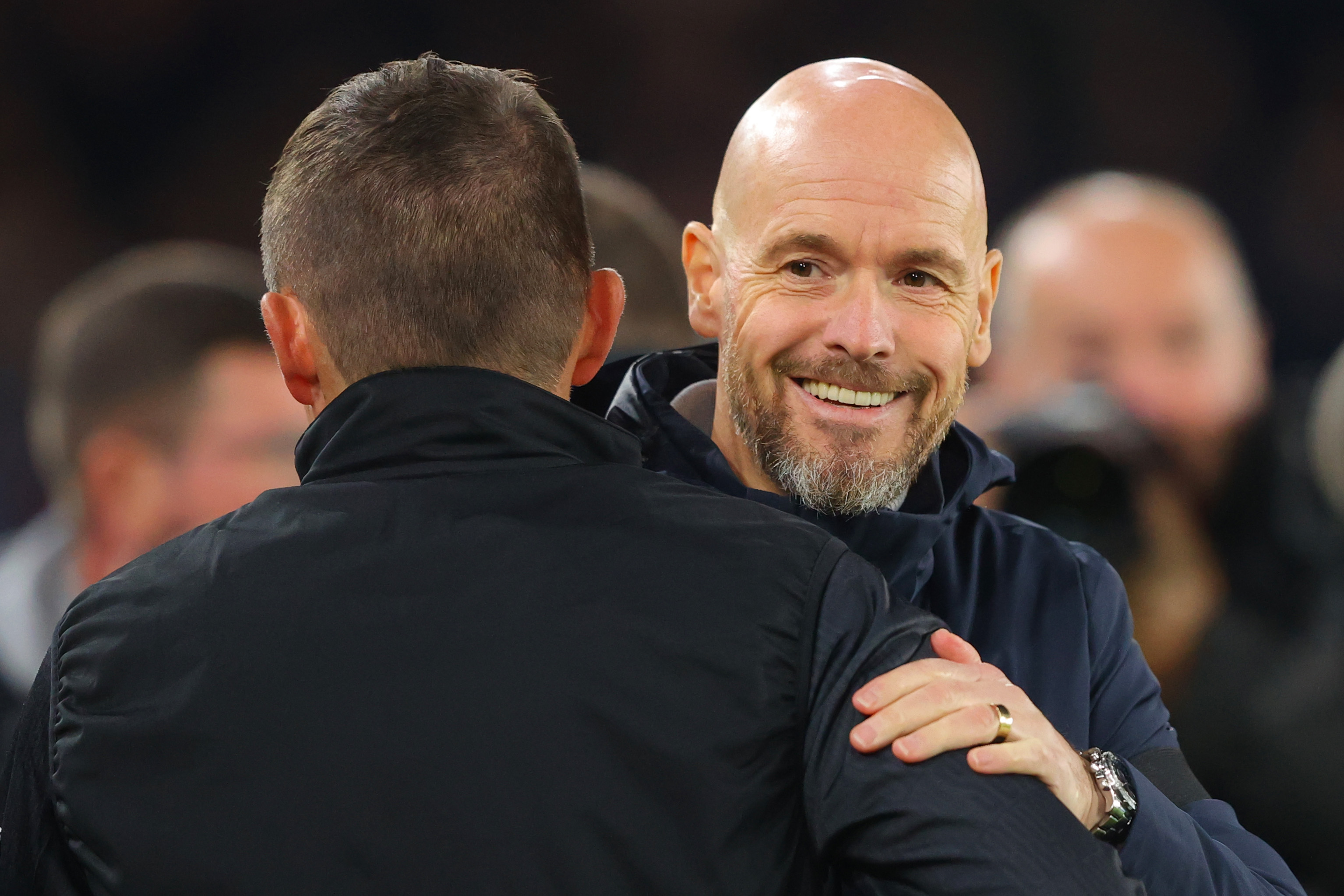 Erik ten Hag was all smiles at Bramall Lane