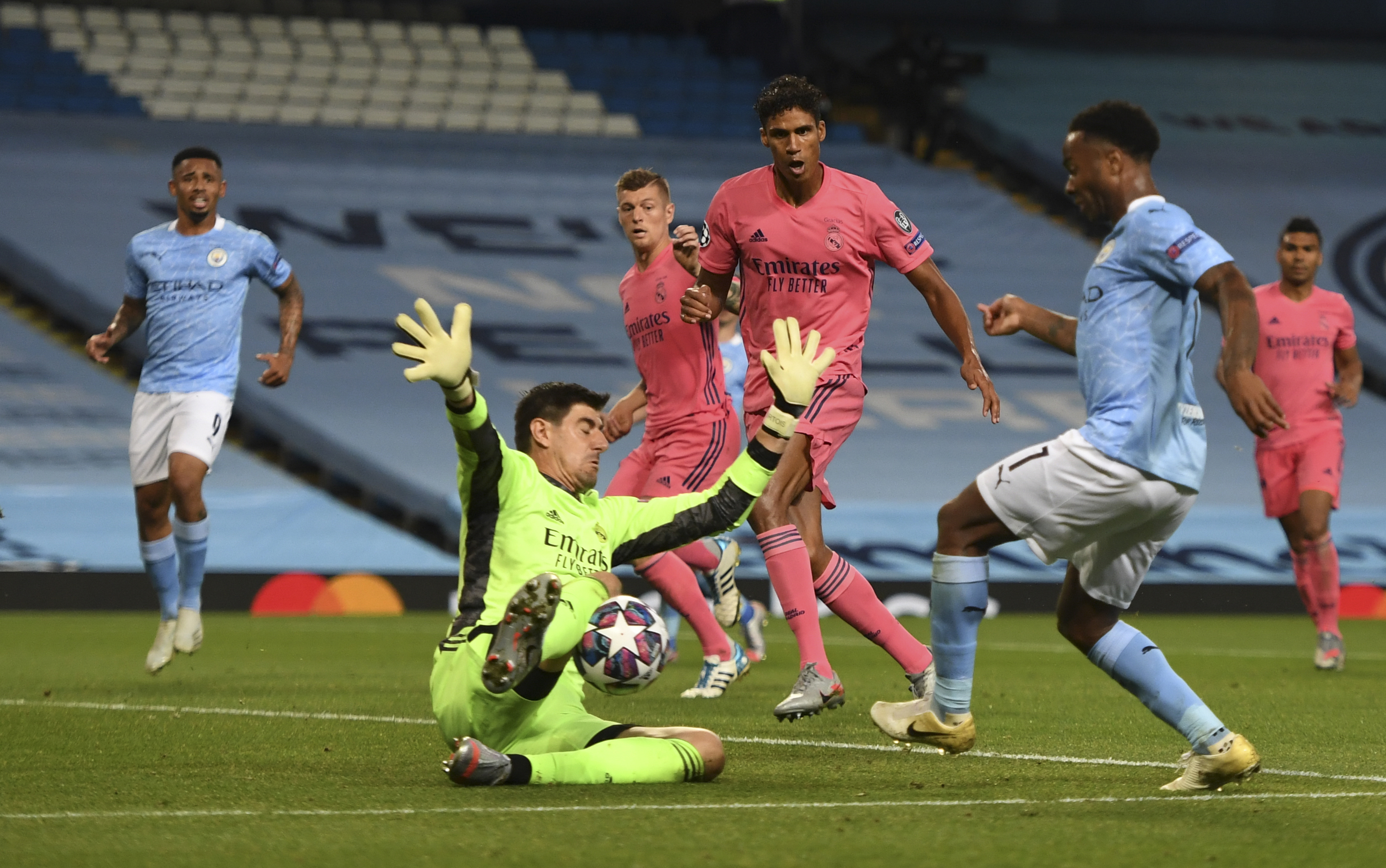 Thibaut Courtois is often seen making stunning saves with his size 11 boots