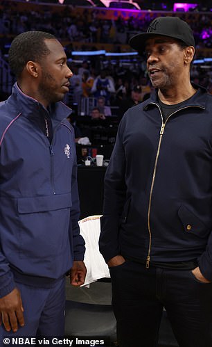 Rich Paul and Denzel Washington