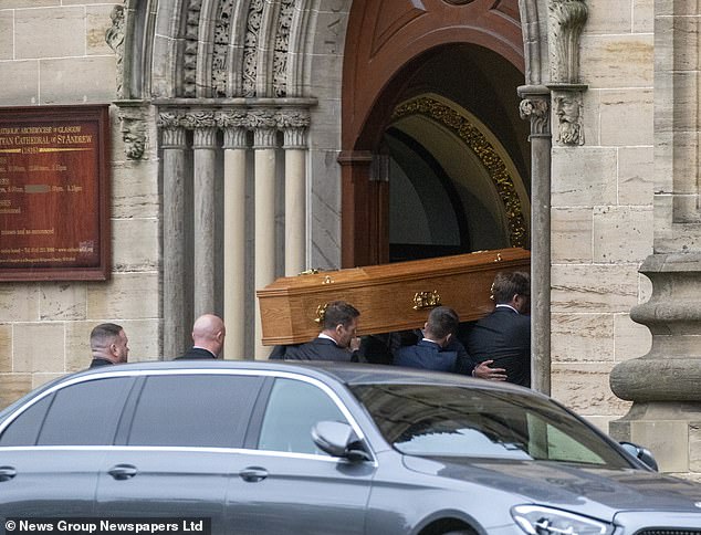 The service took place in the Catholic cathedral in recognition of Lady Cathy's faith - with the Fergusons' Catholic-Protestant marriage a rarity in the then-deeply secretarian Glasgow