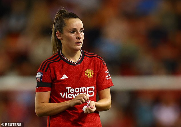 Both the men's and women's sides at Man United sported black armbands after Lady Cathy's death was confirmed in early October