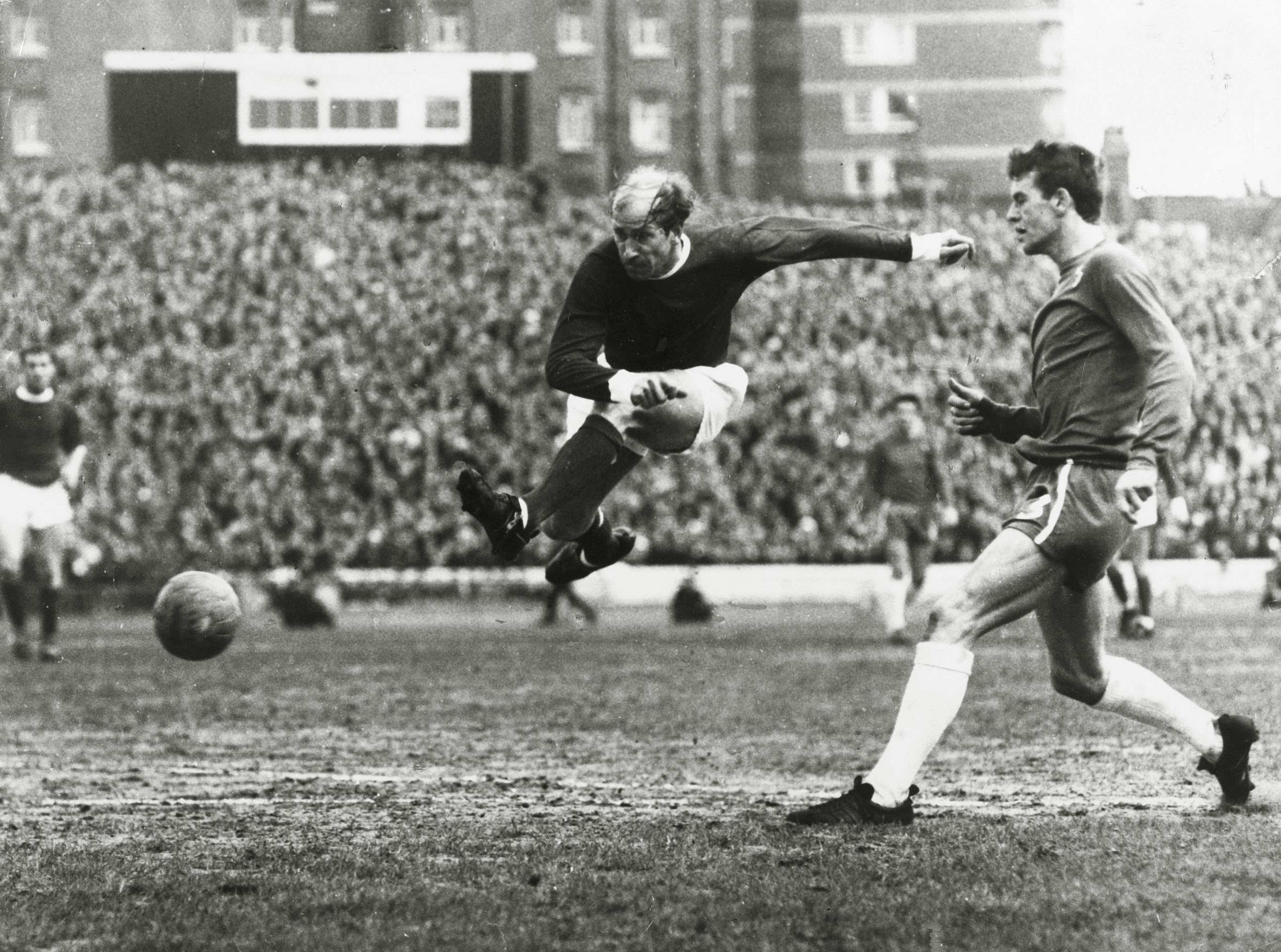 Sir Bobby Charlton led Manchester United to become the first English team to win the European Cup