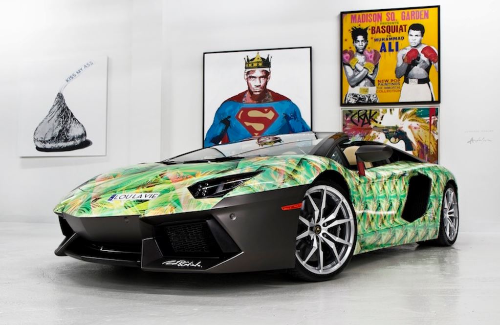 LeBron James ‘King’s Pride’ Lamborghini Aventador Roadster with personalised Nike floral print