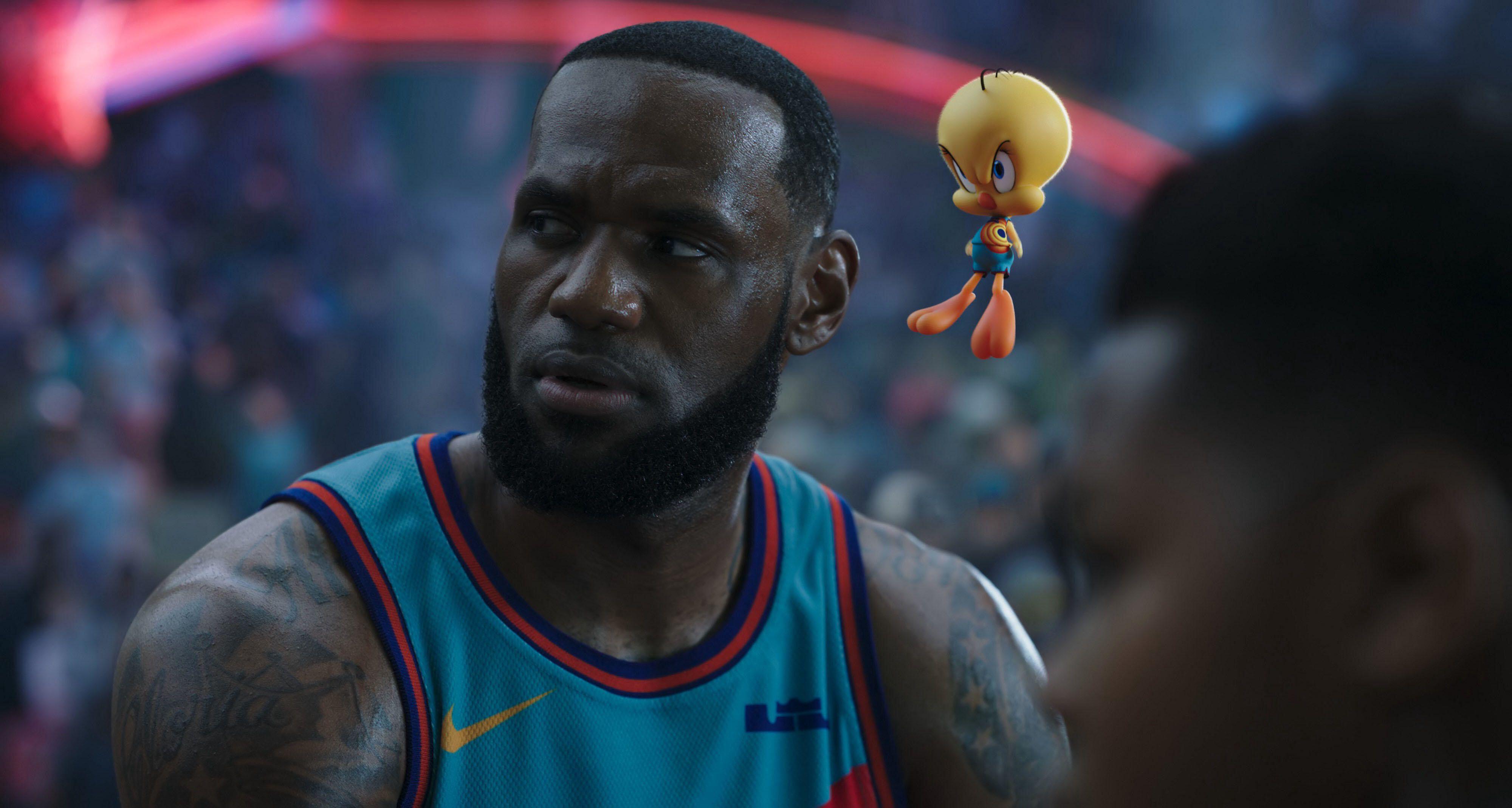 Space Jam: A New Legacy was produced by James' production company