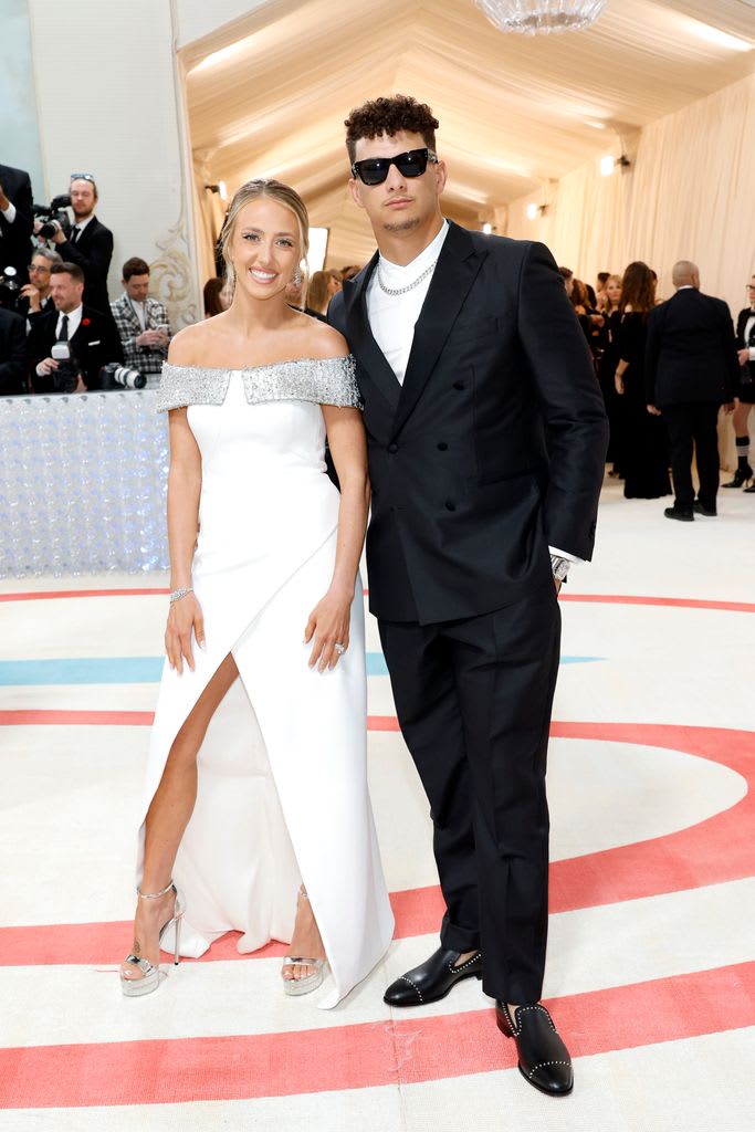 Brittany and Patrick attend The 2023 Met Gala Celebrating "Karl Lagerfeld: A Line Of Beauty'