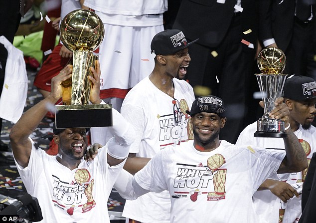 Champion: James has won two NBA titles with Miami, but could leave in a quest for more glory