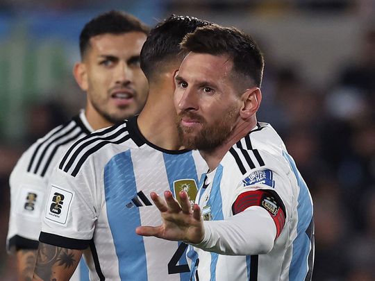 Lionel Messi comes in as substitute in Argentina's World Cup qualifying win  over Paraguay | Football – Gulf News