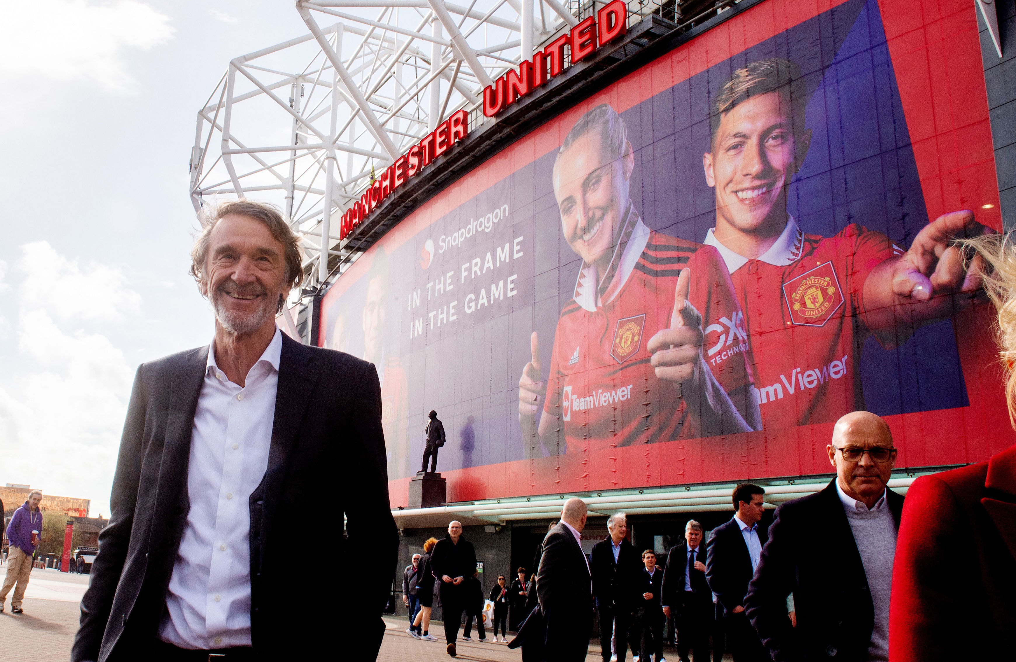 Sir Jim Ratcliffe is set to take a 25 per cent stake in the club