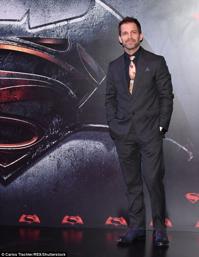 Look who's here! Director Zack Snyder made a stylish arrival in his sharp suit 