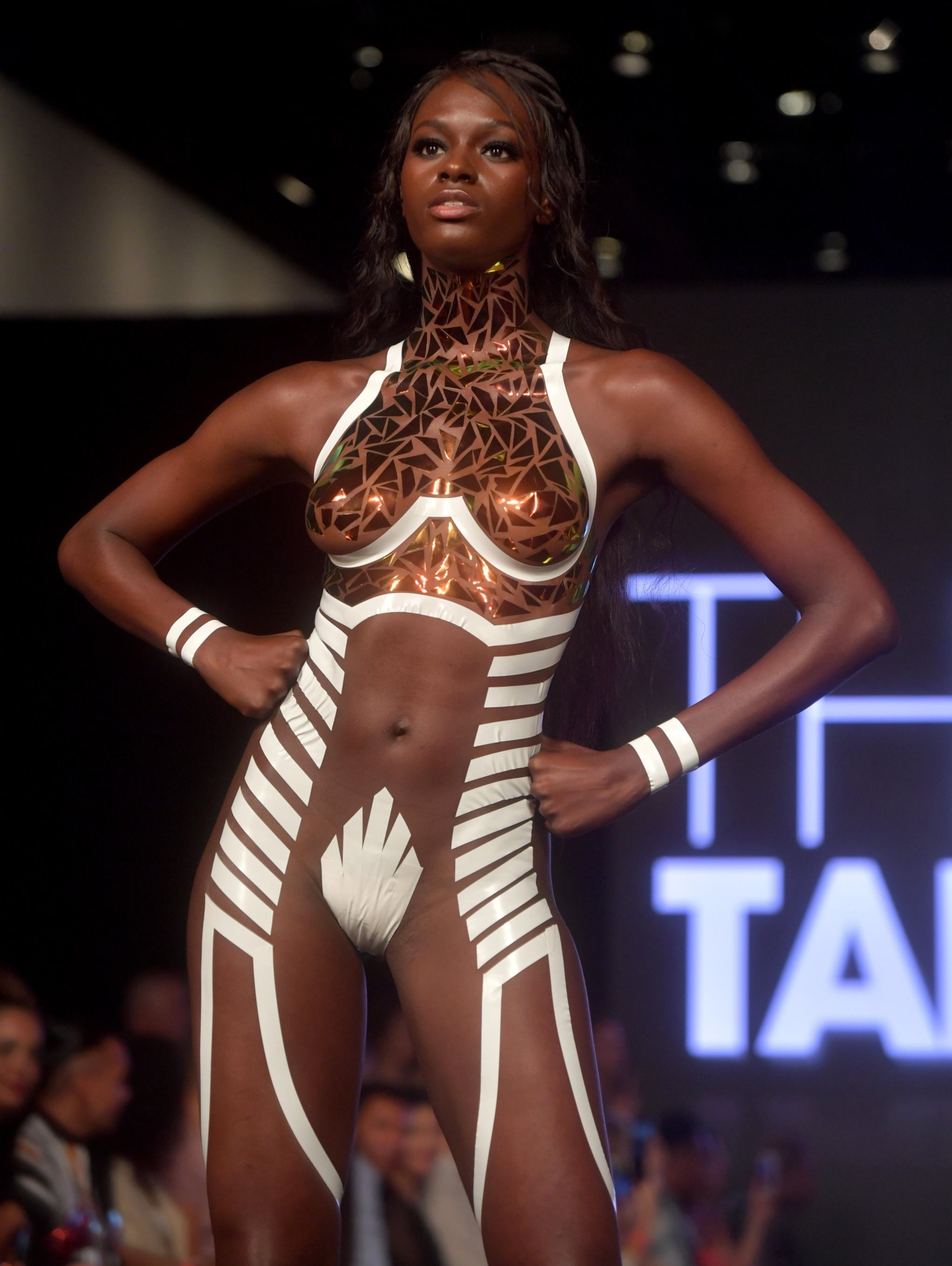 Miami Swim Week Gets Exciting With Glams Duct Tape Swimsuit 